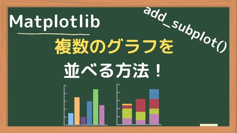 Python Matplotlibで複数のグラフを並べよう Python初心者の備忘録